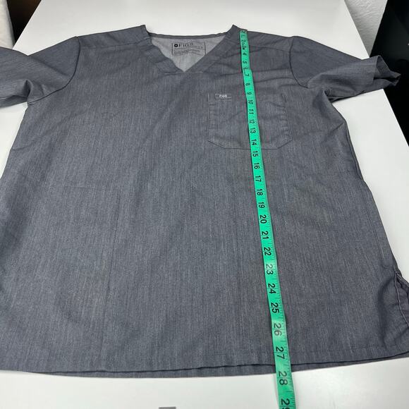 Figs Scrub Set Graphite Gray Mens Small 
Chisec Top Pants‎ Slim Style# M2OSW2016 - Picture 13 of 16